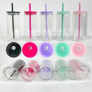 Bán buôn đôi tường snowglobe rõ ràng cup nhựa rơm Nắp đôi tường tuyết toàn cầu có thể <span class=keywords><strong>Mug</strong></span> với màu PP nắp dưới lỗ - Product Image 5