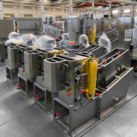 Top vente aux Philippines opération facile déshydrateur de boues équipement déshydratation presse à vis Machine moteur 1 an de garantie