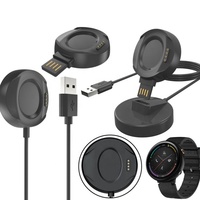 Câbles de données de chargeur magnétique USB à haut rendement Petit AC 1903 A1903 Compatible avec Huami Amazfit avec une veste en PVC TPE