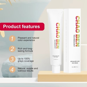 كريم صبغ الشعر للعناية بالألوان العضوية بلطف خالية من الأمونيا بتغطية مثالية أحمر - Product Image 3