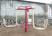 Equipo de fitness de gimnasio de acero al aire libre con certificación TUV para uso en parque, ejercicio y parque infantil, equipo de fitness al aire libre de alta calidad
