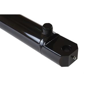 Actuador Lineal Industrial Negro con Extremo de Varilla Hidráulica y Tirante, Modelo 1.5x24, Presión de 16 MPa - Product Image 2