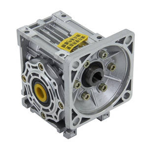 ชุดลดความเร็วแบบหนอนเกียร์อะลูมิเนียม NmrV รุ่น RV030 อัตราทด 100 ติดตั้งแนวนอน - Product Image 1