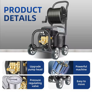 Idropulitrice portatile ad alta potenza 110V idropulitrice autoadescante a pressione per la pulizia dell'auto - Product Image 3