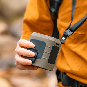 Ventilateur portable mini <span class=keywords><strong>LFLF</strong></span> 8000 mAh avec batterie, rechargeable, pour camping en extérieur, lampe de poche électrique de refroidissement pour la taille, usage domestique - Product Image 1