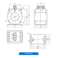 Transformador de Corriente de Rango Extendido 10KV TC RECT-78A 300/5A Estándar IEEE C57.13 600 V para Medición de Energía, Precisión de la CT Clase 0.15