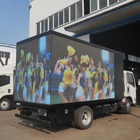Écran LED publicitaire pour voiture, grand écran sans soudure, 22 pouces, écran de diffusion mobile LED ultra-large embarqué, noir, 5180x1760x2820mm