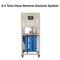 Personnalisez l'équipement d'osmose inverse industriel en 5 étapes d'une capacité de 500L/heure avec système UV pour l'industrie de l'eau en bouteille