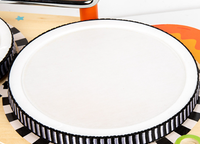 Table d'activités musicales en bois certifiée pour enfants, jouet sensoriel multi-instruments avec piano, tambours, cymbales et triangle, favorise le rythme
