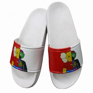 Sandales avec logo personnalisé femmes et hommes, chaussures de diapositives en PVC, sandales OEM, vente en gros, 2020 - Product Image 1