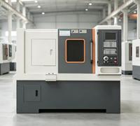 Tour CNC à transposition rotative pour métaux, moteur de broche automatique haute précision 5,5 kW, outils de tournage inclinés, précision de positionnement de 0,005 mm, usage léger