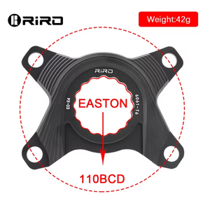 Pédalier de vélo de route à manivelle en Fiber de carbone 165/170/172mm pédalier 29MM 110BCD pour compteur de puissance à Interface <span class=keywords><strong>EASTON</strong></span>/4 boulons - Product Image 6