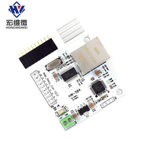 Module de relais Ethernet Hongwei Micro 8 canaux W5100 5V pour contrôle de réseau IoT - Product Image 2