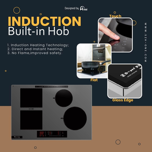 Table de cuisson à induction intelligente de 30 pouces avec Wi-Fi pour vous connecter et interactiver avec votre plaque de cuisson où que vous soyez via votre appareil intelligent en noir - Product Image 3