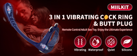 Männlicher Prostata-Massager Penisring-Vibrator G-Punkt-Stimulator Bester Penisring-Vibrator für Männer
