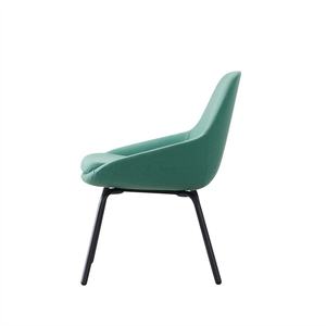 Fauteuil de salon rembourré de style nordique moderne, fauteuil contemporain en tissu pour la maison, le bureau et la réception des invités - Product Image 3