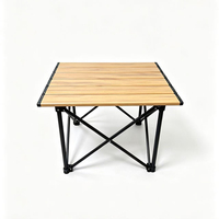 Table pliante portable en aluminium légère pour le camping en plein air, petite taille
