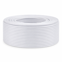 Câble plat BVVB à conducteur en cuivre 300/500V, isolation PVC, ignifuge, pour installation électrique fixe en intérieur