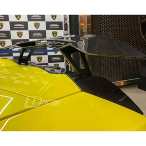 สปอยเลอร์หลังคาร์บอนไฟเบอร์แบบแห้งทรง LP750 SV สำหรับฝากระโปรงท้ายรถ Lamborghini Aventador LP700 ปี 2011-2015 - Product Image 5