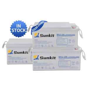 Sunkit <b>12V</b> 100Ah 150Ah 200Ah 250Ah Lead-Acid <b>Battery</b> Solar Power Storage Solution Solar Energy - Product Image 4