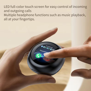 Audífonos TWS BT5.4, Auriculares con Pantalla Táctil, Cancelación de Ruido ANC ENC con Bajos Profundos Estéreo - Product Image 4
