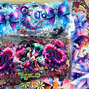 Adesivi per Trasferimento UV DTF Compatibili con Vetro, Plastica, Ceramica, Metallo e Superfici Lisce e Dure, Ampia Applicazione per <span class=keywords><strong>Stampa</strong></span> a Trasferimento - Product Image 2