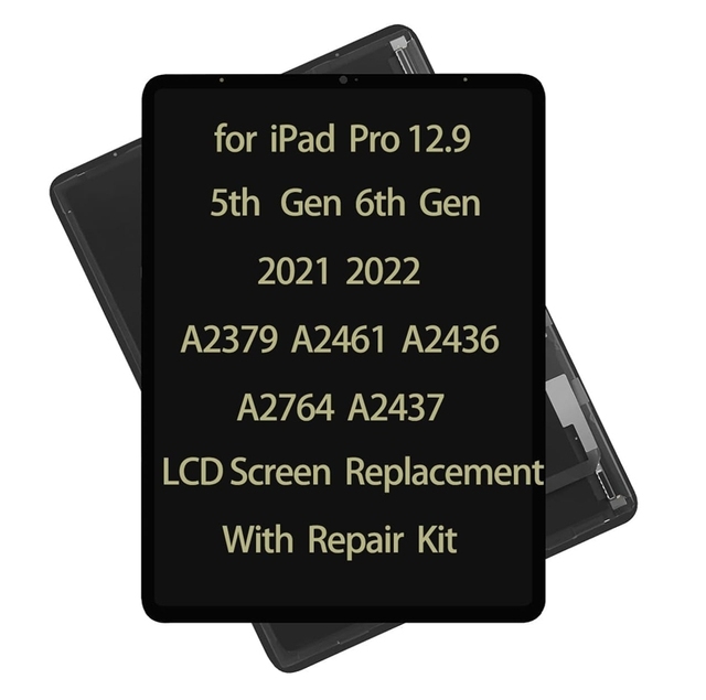 12.9" LCD Screen Replacement Compatible with iPad Pro 12.9 5th 6th Gen Generation 2021 2022 A2461 A2436 A2764 A2437 Display LCD
