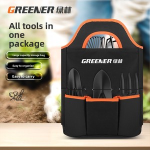 Lulin – Pelle de jardinage ergonomique en acier au carbone, multifonctionnelle, durable, pour ameublir la terre, planter, râteau et houe intégrés, pour un jardinage plus vert - Product Image 2