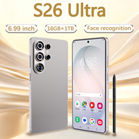 Nuevo S26Ultra, Teléfono Celular 5G Desbloqueado, Cámara de 108MP, Batería de 7000mAh, Bisel Ultra Delgado, Pantalla Completa