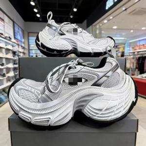 Chaussures décontractées de haute qualité, style rétro, pour hommes et femmes, baskets épaisses, antidérapantes, confortables, doublure en maille souple - Product Image 1