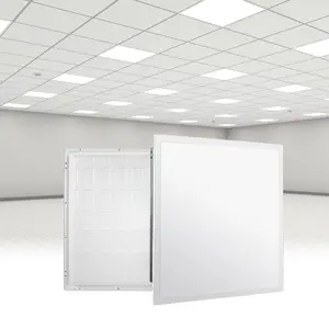 ETL ,DLC 2x4FT LED Flat Panel Light 50W Back-Lit Drop Ceiling Light 5500lm 0-10V Dimmable Office Lighting Fixture 100-347V