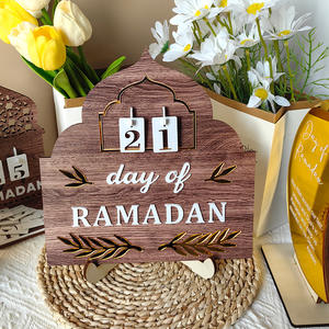 Calendario de Adviento de Ramadán de Acrílico con Diseño Nuevo 2026, Regalos para el Día de Ramadán, Cuenta Regresiva para el Eid, Decoración Mubarak - Product Image 6