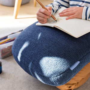 Couche extérieure durable en polyester <span class=keywords><strong>Oreiller</strong></span> lesté pour bébé Perles de verre recyclées écologiques Fonction d'amortissement Positionneurs d'oreillers - Product Image 6