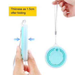 Custom Logo Silicone Folding <strong>Cup</strong> Portable BPA Free Coffee Mug Modern Design Sports &amp; Outdoor Travel <strong>Collapsible</strong> Water <strong>Cup</strong> - Product Image 5