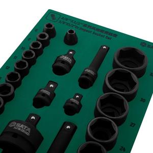 USA APEX <span class=keywords><strong>36PC</strong></span>. 3/8 "X1/2" Dr. Impact Socket Set nhà máy hội thảo công cụ làm bằng vật liệu EVA - Product Image 5