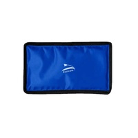 Grande Compresse de Gel Chaud/Froid Flexible en Taffetas de Polyester 20x30cm pour Blessures de Classe I, Douleurs Dorsales, Réutilisable, Anti-Odeur, Fermeture Éclair, Douce
