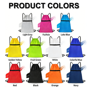 Wholesale <b>Drawstring</b> <b>Backpacks</b> Foldable Light Knapsack Casual Sport <b>Drawstring</b> Bagpack Promotional Gift Packsack for Events - Product Image 2