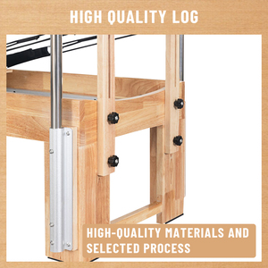 Maßgefertigter Pilates Cadillac Reformer Pilates-Reformer Eichenholz Klassisches Reformer-Bett - Product Image 3