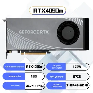 For RTX 4090M Professional <b>Computer</b> Workstation Brand New GDDR6 Video Memory <b>Fan</b> Deep Learning Dedicated Graphics - Product Image 3