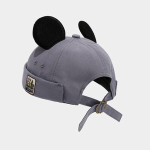 Casquettes sans visière personnalisées avec logo pour femmes, chapeaux à oreilles de chat, casquettes Docker mignonnes, bonnets rétro à revers, casquettes de marin, casquettes de propriétaire de maison pour le quotidien - Product Image 3