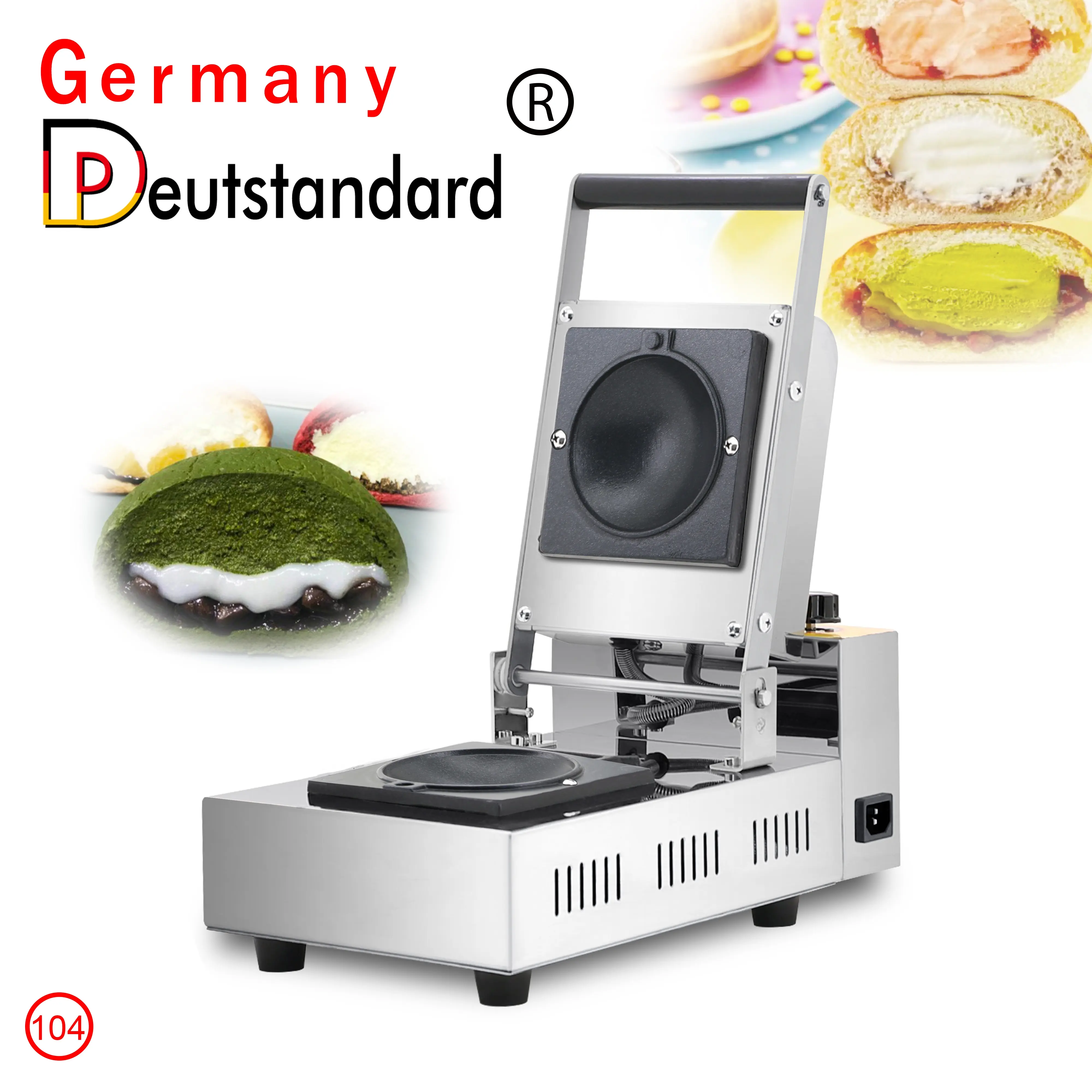 Duitsland Gelato Panini Druk Hamburger Ijs Burger Oven Mini Wafelijzer Brood