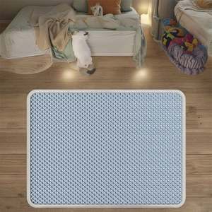 Tapis de litière pour chat de haute qualité avec fond imperméable antidérapant Facile à utiliser Room-Space Living Room Material Eva Surface Mesh Design - Product Image 1