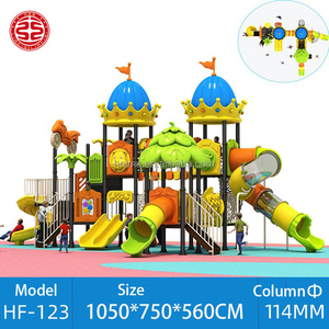 เครื่องเล่นสนามกลางแจ้งขนาดใหญ่ LIMEIQI ทนทานต่อรังสียูวี สไลเดอร์สำหรับเด็ก สนามเด็กเล่นกลางแจ้ง สำหรับโรงเรียนอนุบาล มีจำหน่าย - Product Image 3