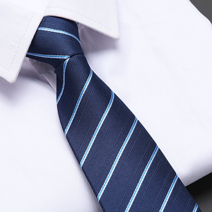 Produits Tendances 2026 pour les Entreprises : Cravates Coréennes Bleues à Fermeture Éclair pour Hommes, Essentiels de Bureau, Cravates Rayées pour Hommes, Indispensables pour Costumes - Product Image 6