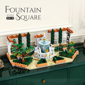 Set de Bloques de Construcción Fountain Square de 1586 Piezas, Juguete Educativo STEAM con Cascada de Agua, Decoración para el Hogar, Regalo STEM para Niños - Product Image 2