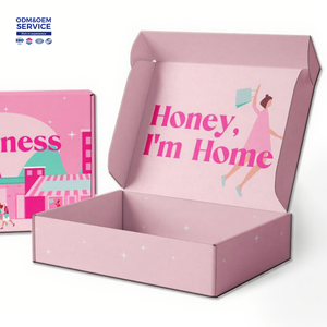 Venta <span class=keywords><strong>al</strong></span> <span class=keywords><strong>por</strong></span> <span class=keywords><strong>mayor</strong></span> personalizado impreso Rosa <span class=keywords><strong>cajas</strong></span> de papel personalizado regalo Packagingmailing papel corrugado <span class=keywords><strong>Kraft</strong></span> Mailer caja de envío - Product Image 2