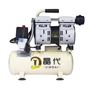 JD Silent 550w 750w 1100w 1500w paint compressor de ar 30l 40l dental portable industrial oil free air compressor