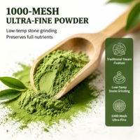 Poudre de Matcha de Qualité Cérémonielle Prête à l'Expédition, Sachet de 10 Bâtonnets de 2g, Conforme aux Normes UE, Vente en Gros, Sachet de Poudre de Thé Vert Instantané