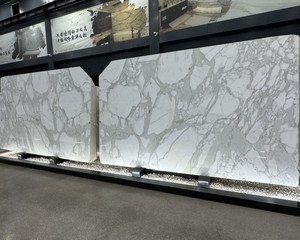 Kích thướ<span class=keywords><strong>c</strong></span> tùy chỉnh ý calacatta phiến đá <span class=keywords><strong>c</strong></span>ẩm thạch gạch sang trọng đánh bóng ý đá <span class=keywords><strong>c</strong></span>ẩm thạch cho biệt thự hiện đại khách sạn trang trí 1 năm bảo hành - Product Image 5