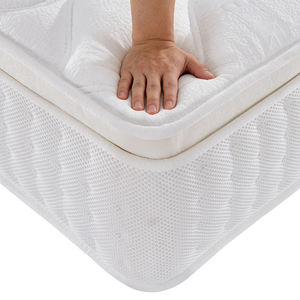 Matelas à ressorts ensachés King Queen Size, respirant, écologique, en coton tricoté, tissu ignifuge, doux et confortable - Product Image 1
